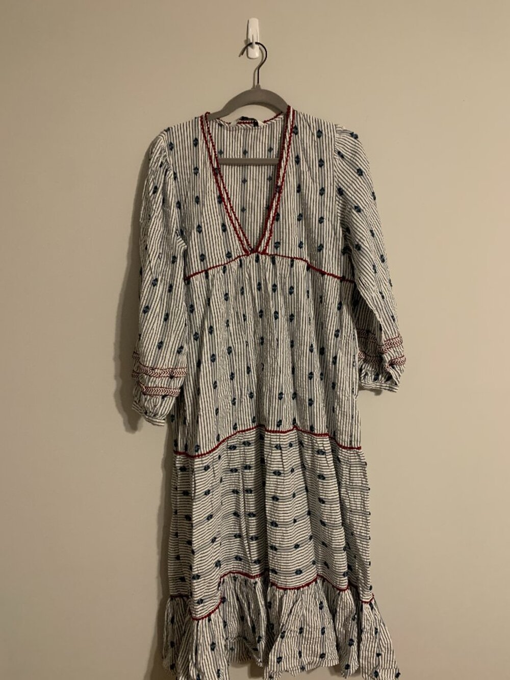 Zara Summer Cover Up Dress, Size L